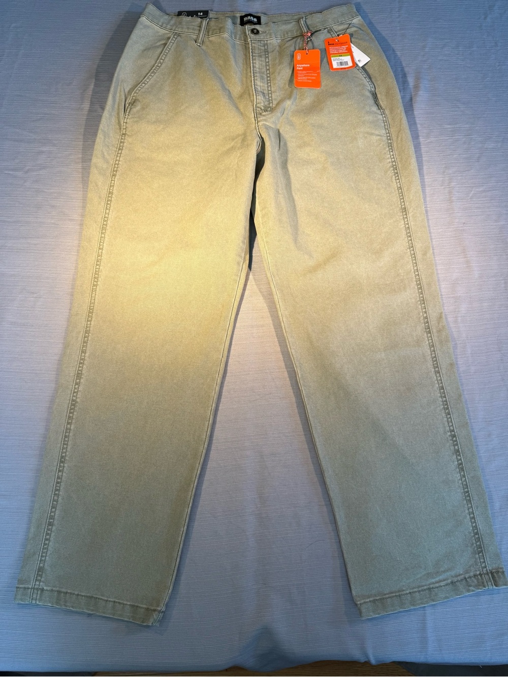 G.H. Bass & Co. Light Khaki Straight-Leg Jeans